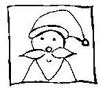 Malvorlage Weihnachtsmann