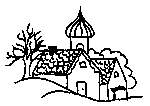 Malvorlage Dorf