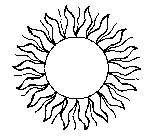 Malvorlage Sonne