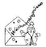 Malvorlage Weihnachtspost