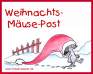 Weihnachtsmaus auf Spaziergang