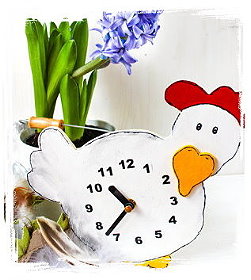 huhn henne uhr