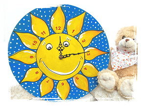 sonnenuhr basteln