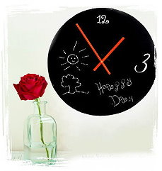 kreidefarbe uhr