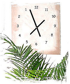 linksdrehende uhr